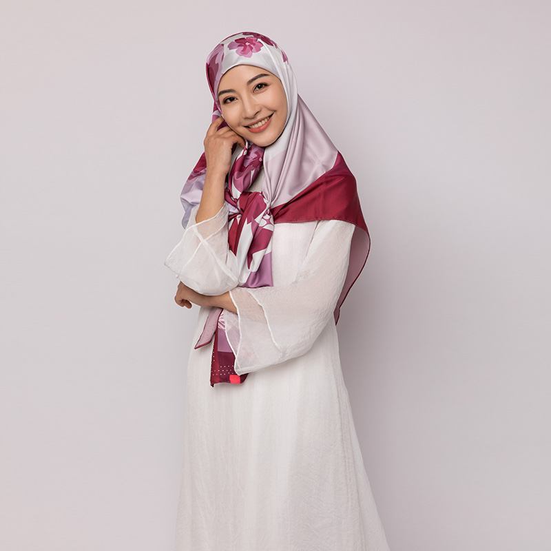 Muslin Wholesale Chiffon Satin Scarves Hijab